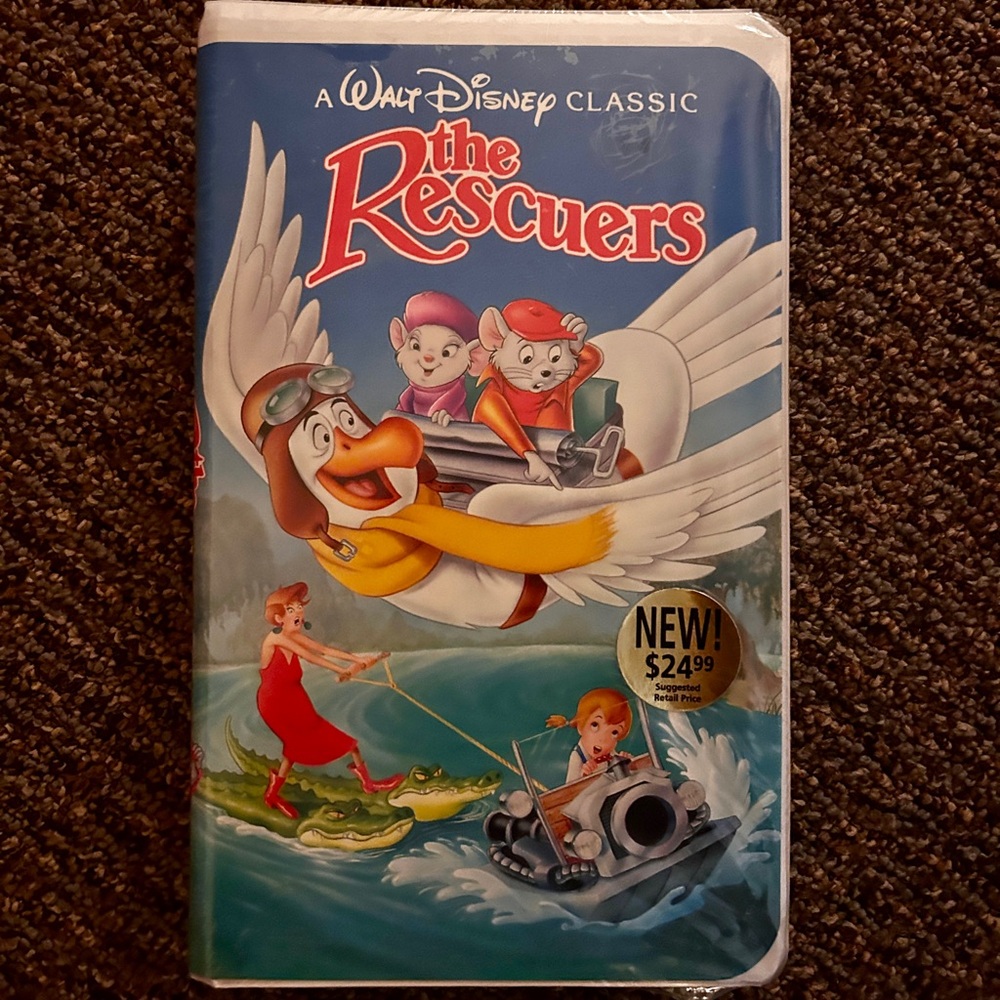 Vintage VHS Tape The Rescuers